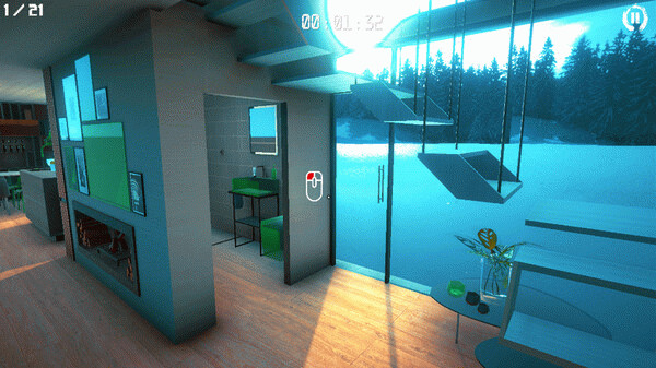 Игра 3D PUZZLE - Leafless, скриншот