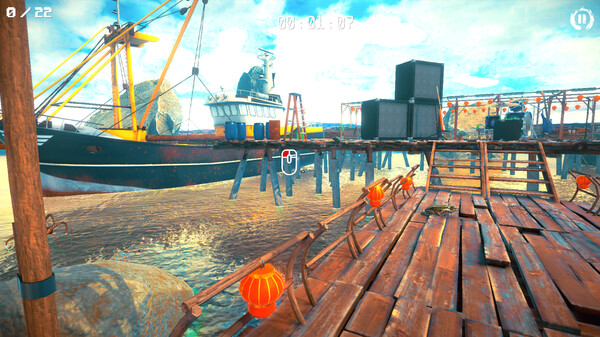 Игра 3D PUZZLE - PORT, скриншот
