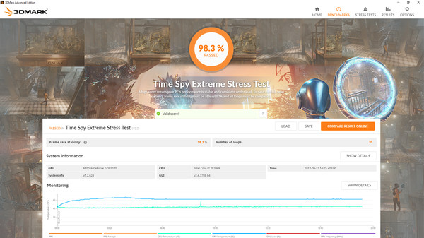 Игра 3DMark, скриншот