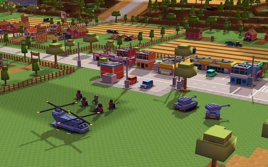 Игра 8-Bit Armies, скриншот