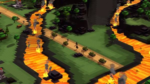 Игра 8-Bit Armies, скриншот