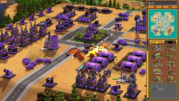 Игра 8-Bit Armies, скриншот