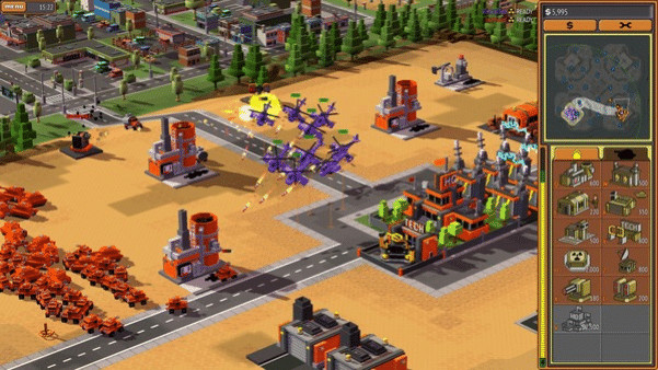 Игра 8-Bit Armies, скриншот