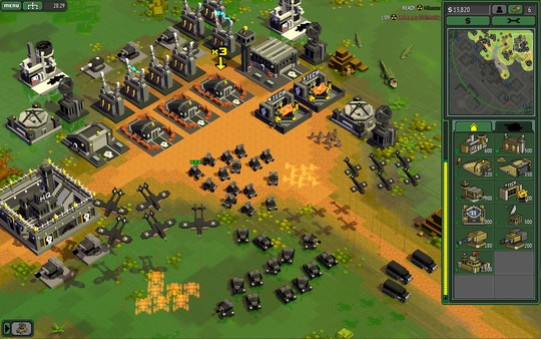 Игра 8-Bit Armies, скриншот