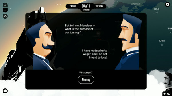 Игра 80 Days, скриншот