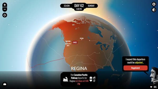 Игра 80 Days, скриншот