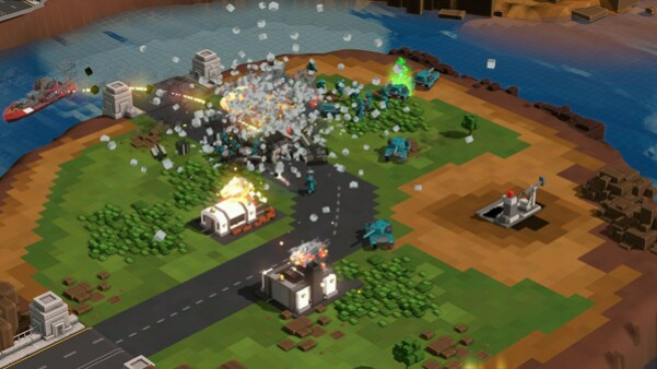 Игра 9-Bit Armies: A Bit Too Far, скриншот