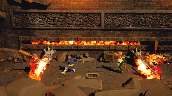 Игра 9 Monkeys of Shaolin, скриншот