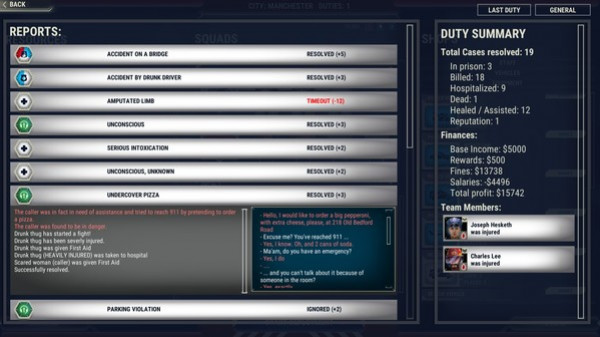 Игра 911 Operator, скриншот