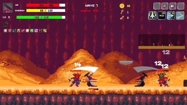 Игра 99 Waves, скриншот
