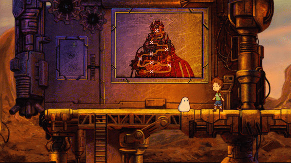 Игра A Boy and His Blob, скриншот