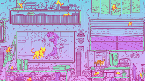 Игра A Building Full of Cats 2, скриншот