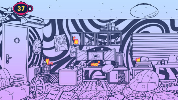 Игра A Building Full of Cats, скриншот
