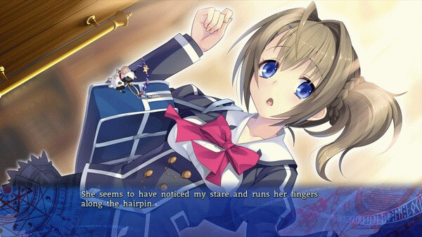Игра A Clockwork Ley-Line: Flowers Falling in the Morning Mist, скриншот