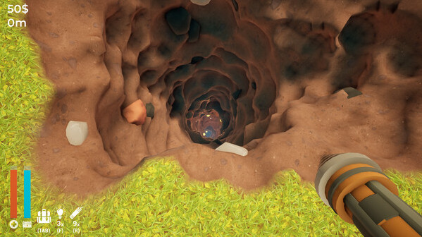 Игра A Game About Digging A Hole, скриншот