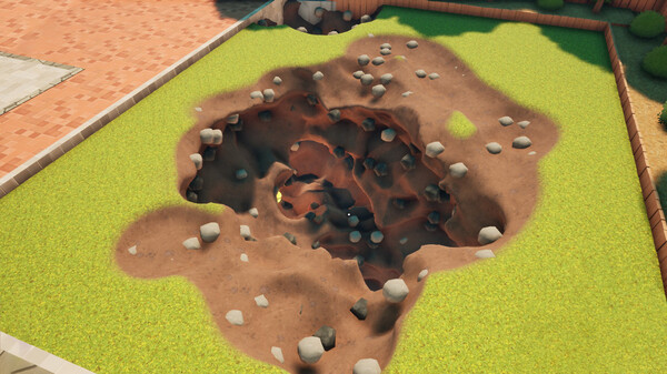 Игра A Game About Digging A Hole, скриншот
