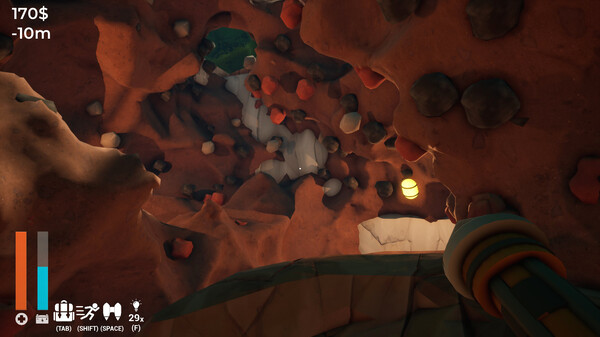 Игра A Game About Digging A Hole, скриншот