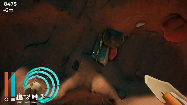 Игра A Game About Digging A Hole, скриншот