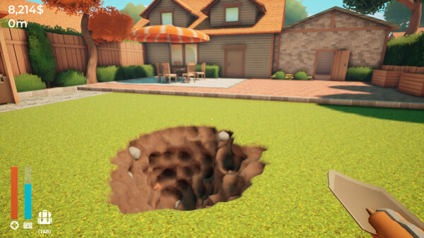 Игра A Game About Digging A Hole, скриншот