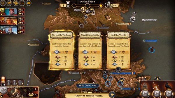 Игра A Game Of Thrones - A Feast For Crows, скриншот