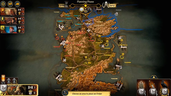 Игра A Game of Thrones: The Board Game - Digital Edition, скриншот