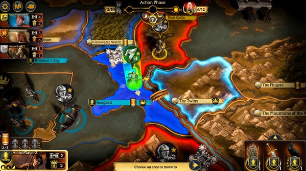 Игра A Game of Thrones: The Board Game - Digital Edition, скриншот