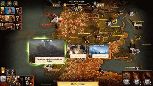 Игра A Game of Thrones: The Board Game - Digital Edition, скриншот