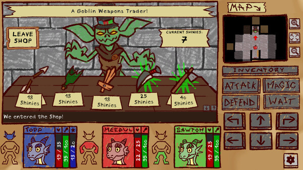 Игра A Kobold Story : Trenchcoat Adventurer, скриншот