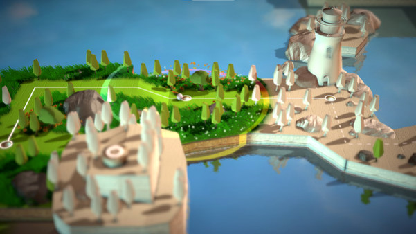 Игра A Little Golf Journey, скриншот