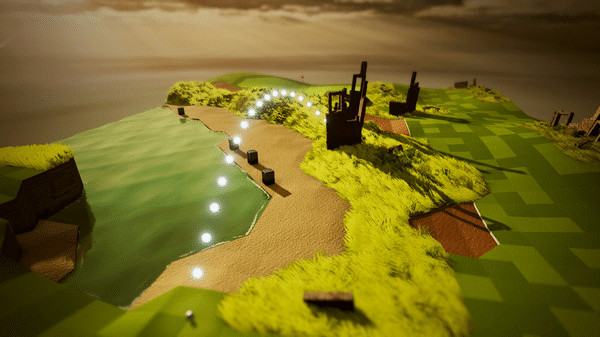 Игра A Little Golf Journey, скриншот