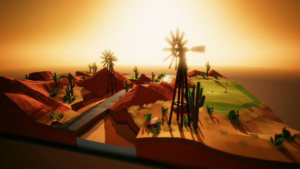 Игра A Little Golf Journey, скриншот