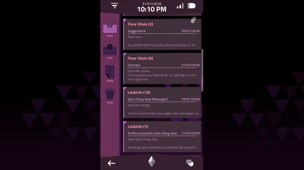 Игра A Normal Lost Phone, скриншот