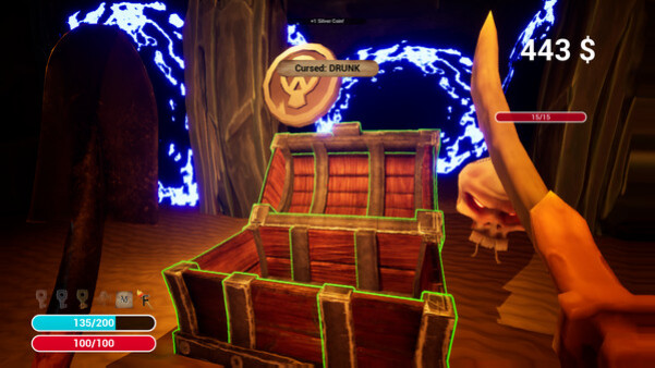 Игра A Pirate Game About Digging For Treasure And Getting Drunk, скриншот