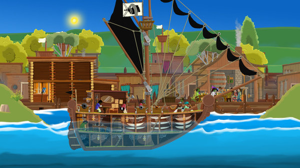 Игра A pirate quartermaster, скриншот