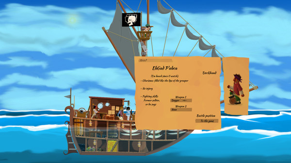 Игра A pirate quartermaster, скриншот