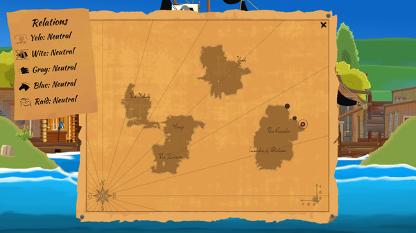 Игра A pirate quartermaster, скриншот