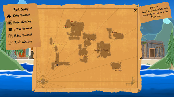 Игра A pirate quartermaster, скриншот