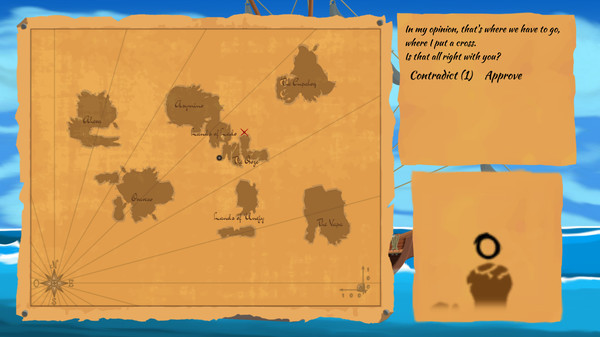 Игра A pirate quartermaster, скриншот