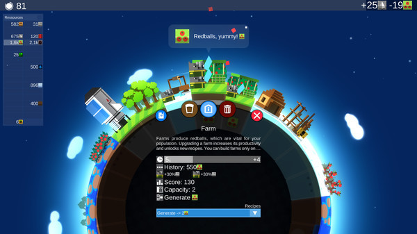 Игра A Planet of Mine, скриншот