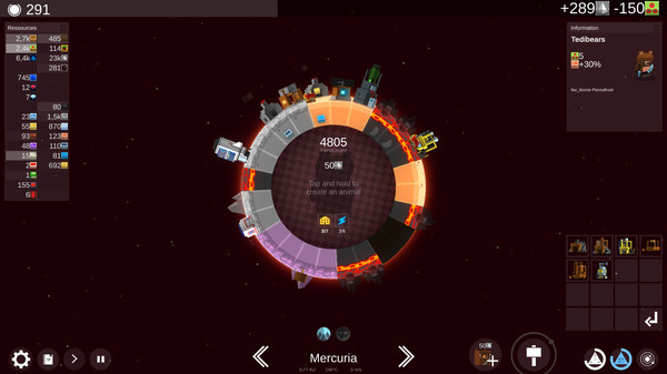 Игра A Planet of Mine, скриншот