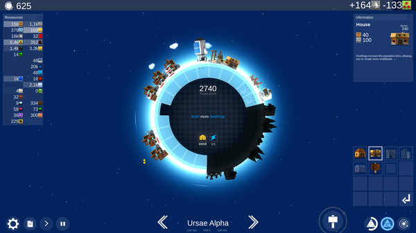 Игра A Planet of Mine, скриншот