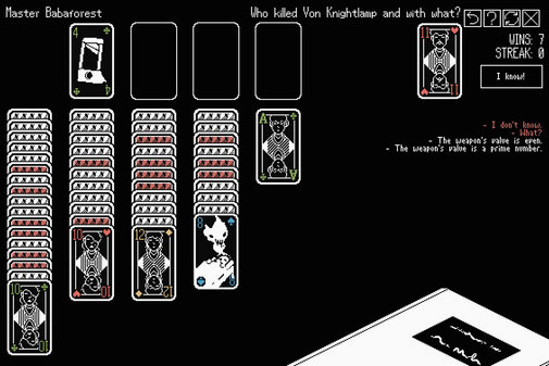 Игра A Solitaire Mystery, скриншот