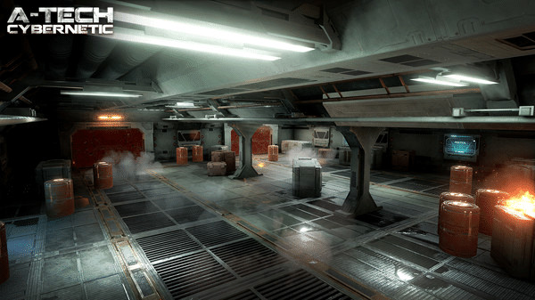 Игра A-Tech Cybernetic VR, скриншот