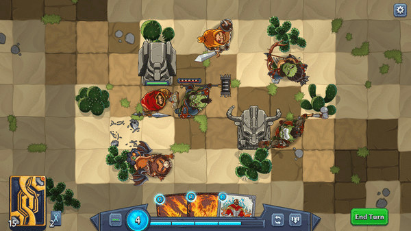 Игра Abalon: Roguelike Tactics CCG, скриншот