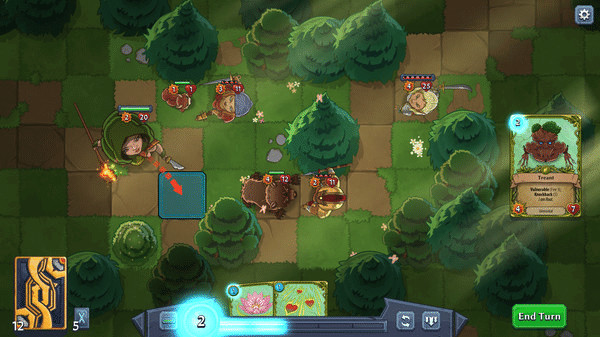 Игра Abalon: Roguelike Tactics CCG, скриншот