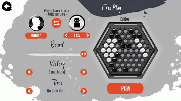 Игра Abalone, скриншот