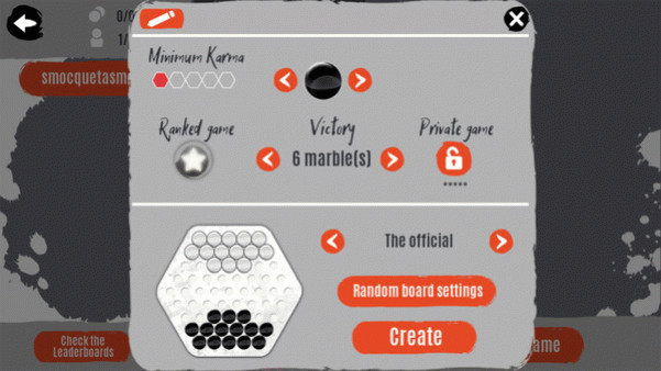 Игра Abalone, скриншот