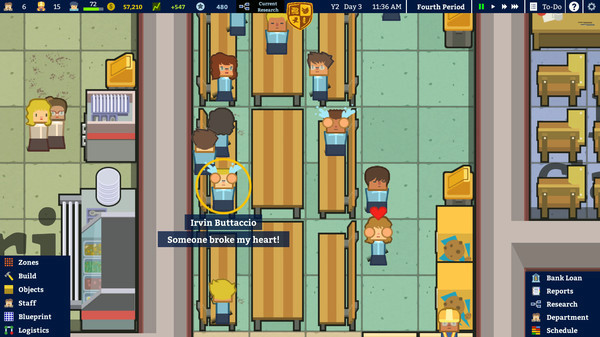 Игра Academia : School Simulator, скриншот