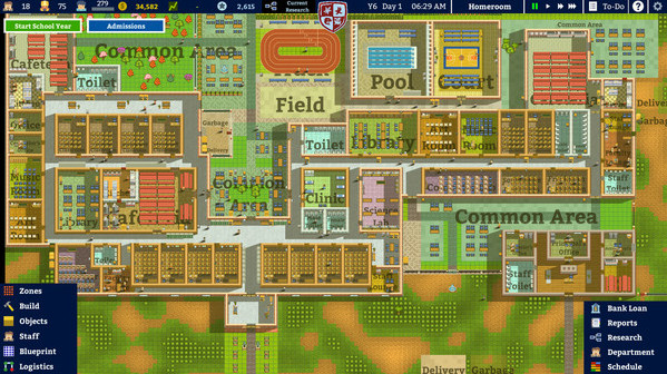 Игра Academia : School Simulator, скриншот
