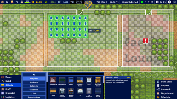 Игра Academia : School Simulator, скриншот